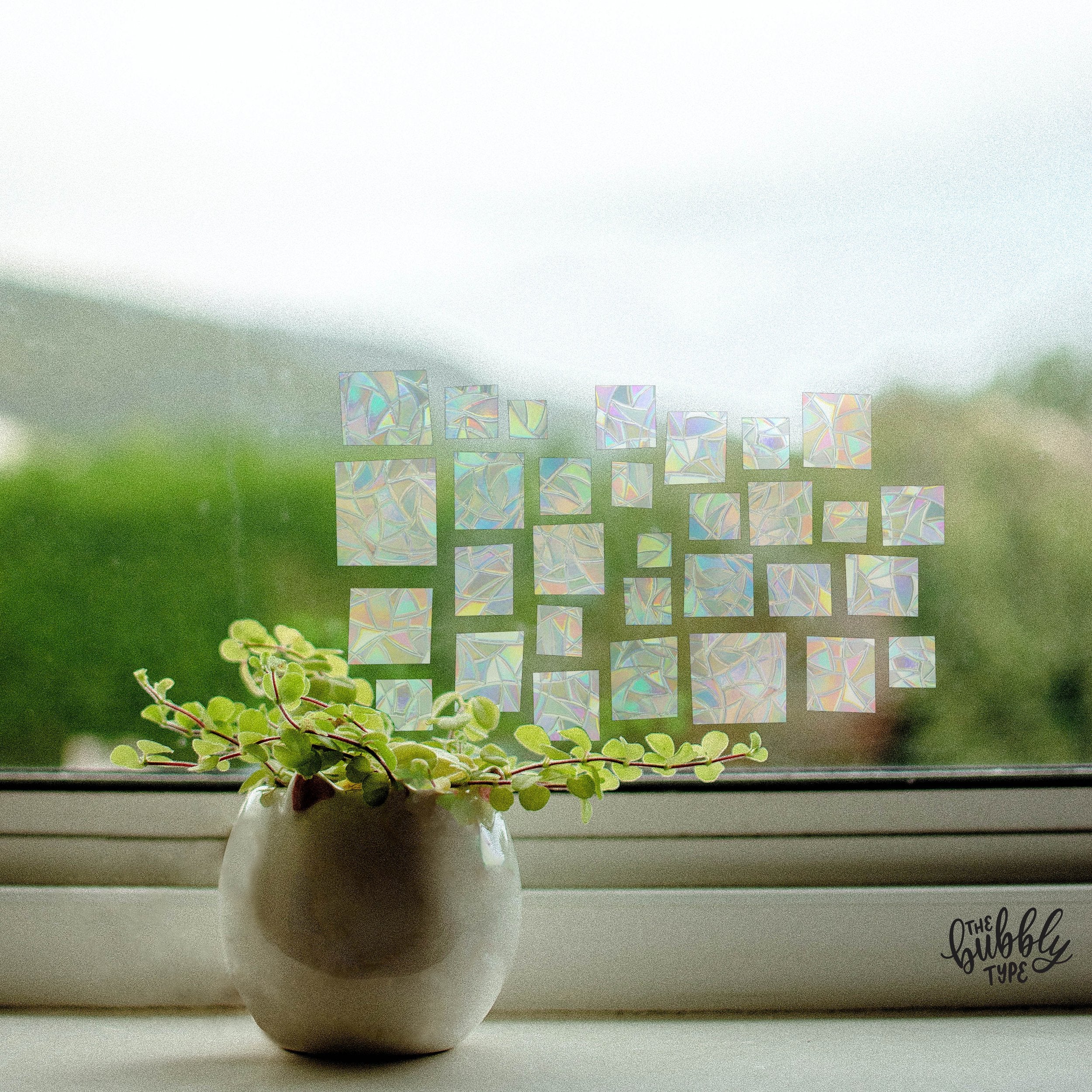 Sun Catcher Window Sticker | Potted Plant Friends