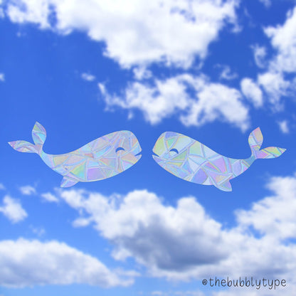 Kissing Whales look so cute in your window. Rainbow light reflections across the room. Looks great next to plants and crystals. Perfect home decor and makes the best gift for children and adults on their birthday or on Christmas.