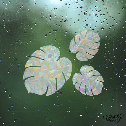 Monstera Leaf - Sun Catchers (Window Sticker Decal)