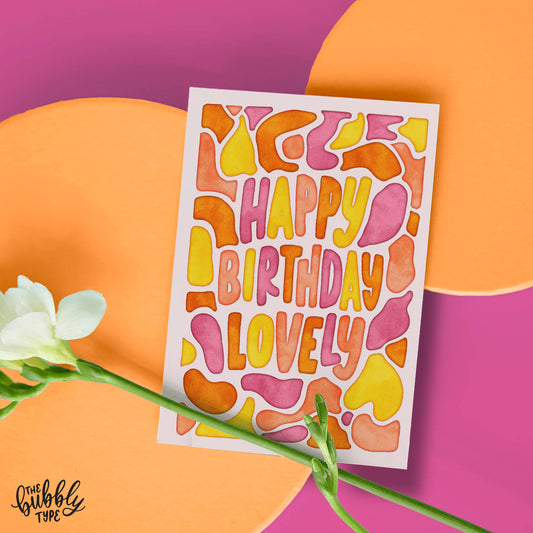 Australian made Happy Birthday Greeting Cards. Cute card for her.