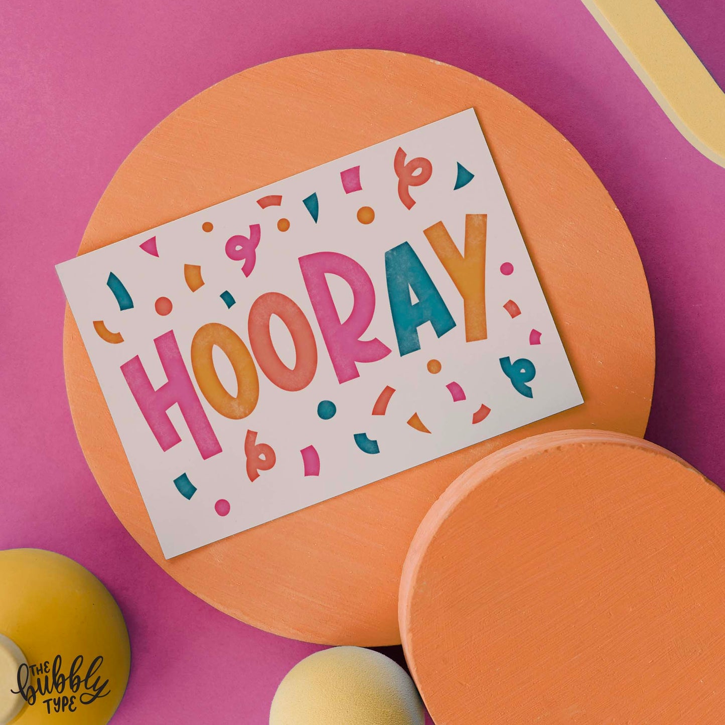 Hooray - A6 Greeting Card