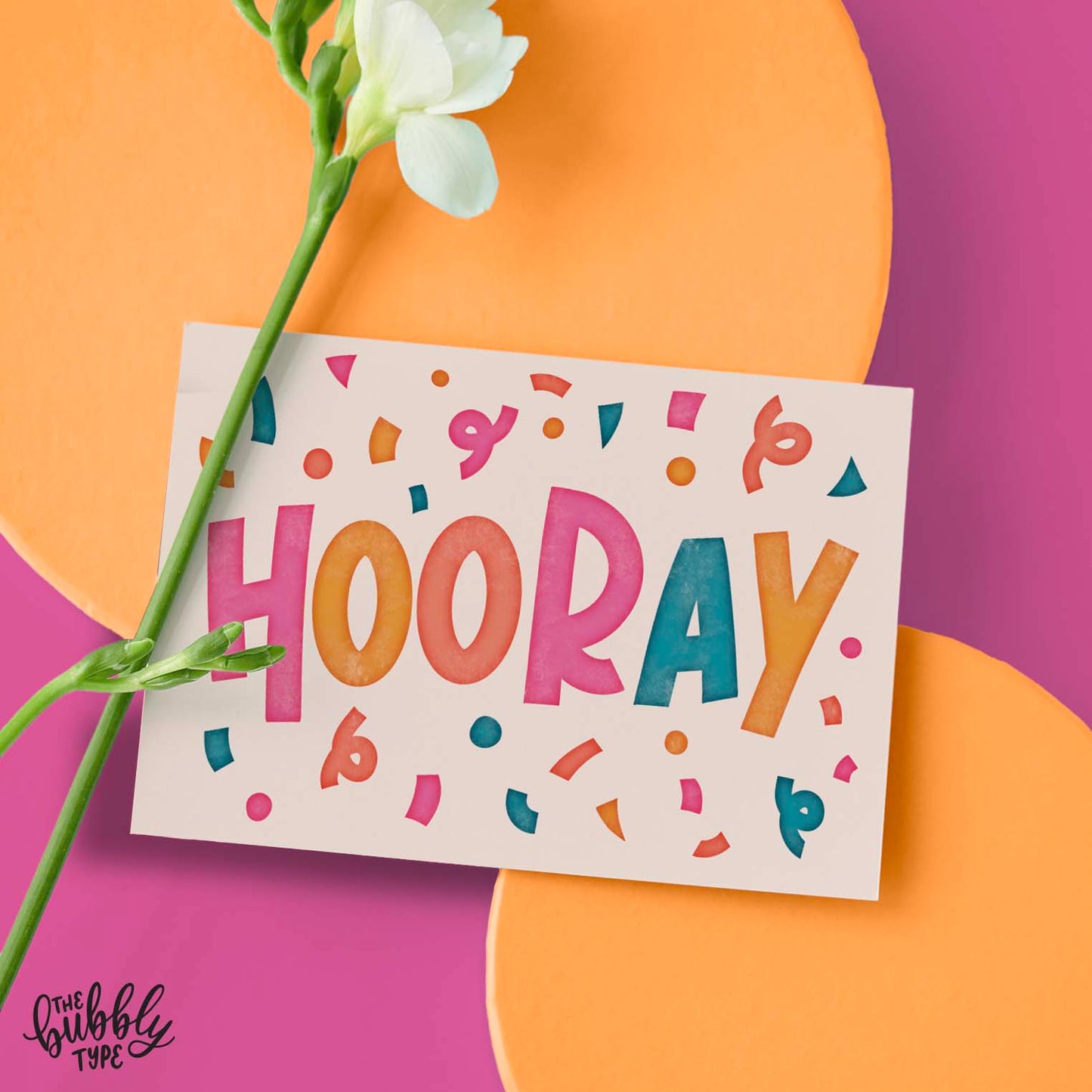 Hooray - A6 Greeting Card