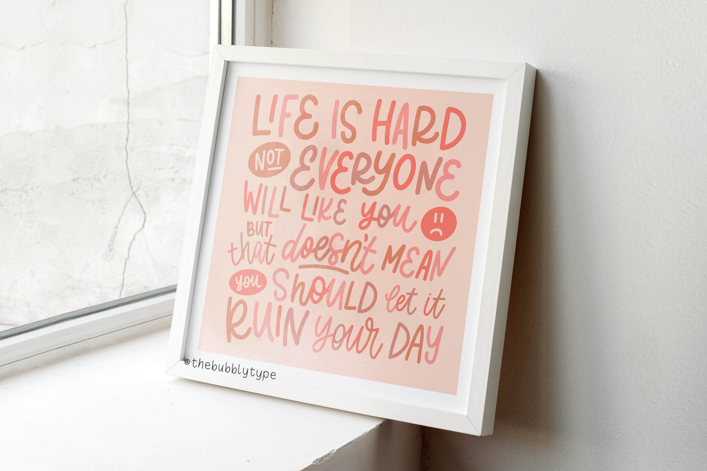 Life Is Hard - Art Print