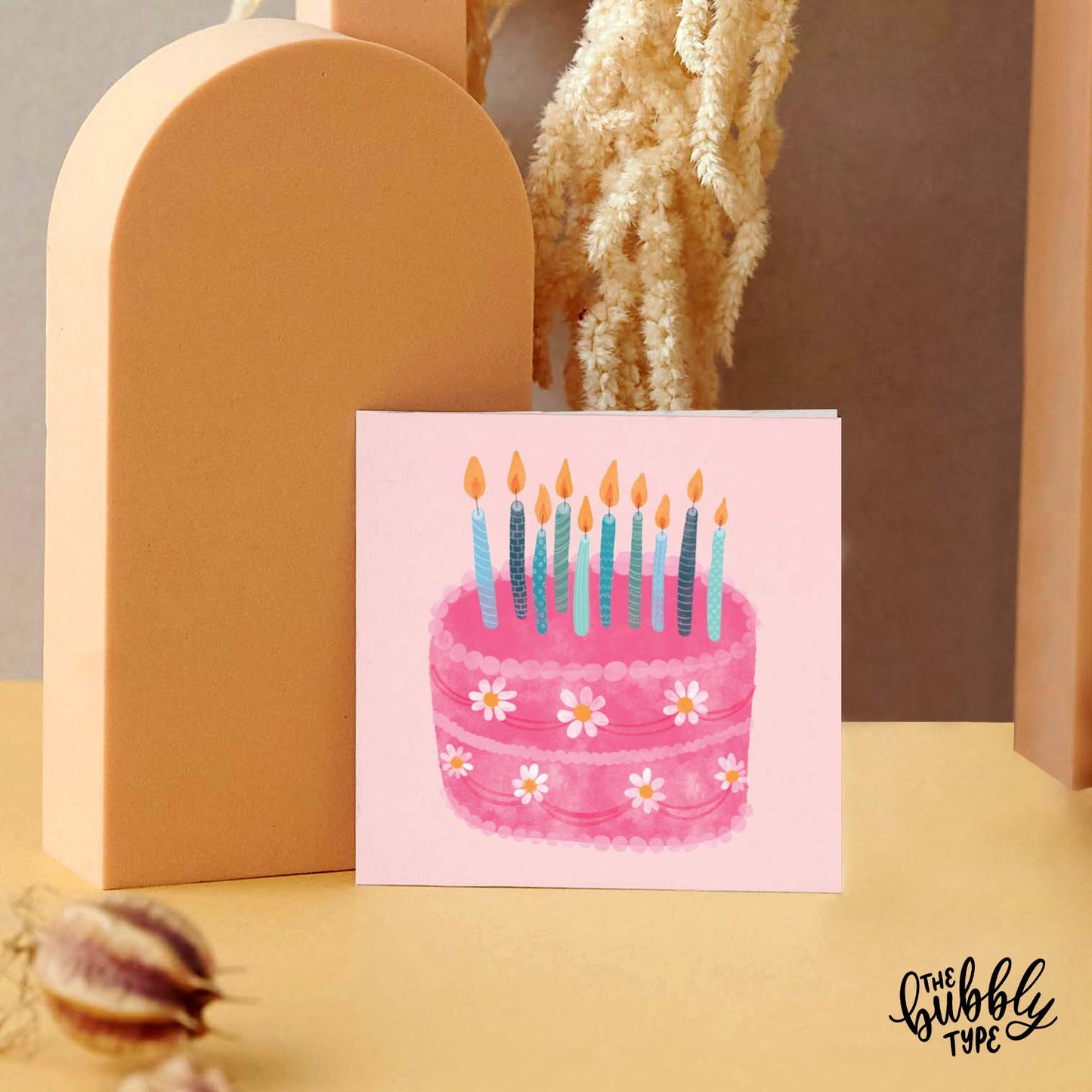 Celebrate in style with the Pink Birthday Cake A6 Greeting Card! 🎉 With a cheerful cake illustration and bright colours, this handmade birthday card is ideal for friends, kids, or anyone who loves a pop of colour. Looking for birthday greeting cards in Melbourne, Sydney, or Brisbane? Need handmade greeting cards with envelopes? Find this beautifully crafted, eco-friendly design at The Bubbly Type, available online and at markets across Australia!