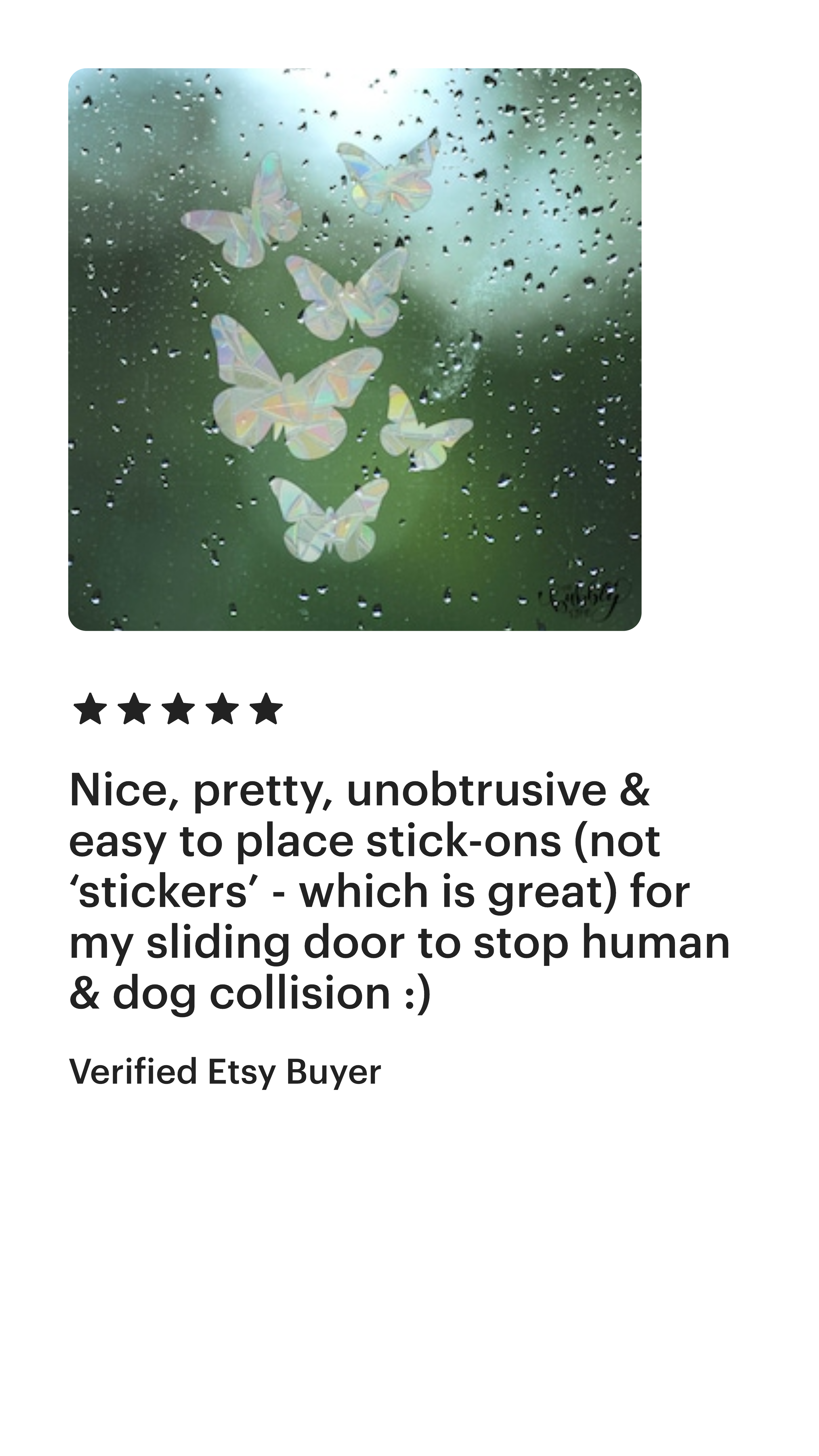 The Bubbly Type - Rainbow Making Sun Catcher 5 Star Review 