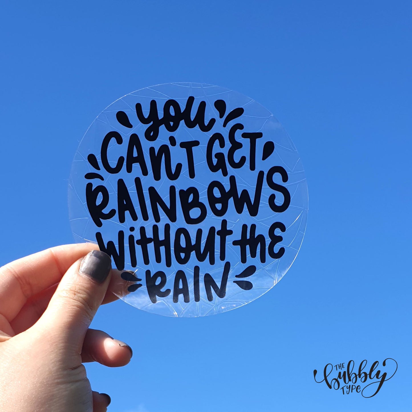 You can't get Rainbows without the Rain - Rainbow light reflections across the room. Looks great next to plants and crystals. Perfect home decor and makes the best gift for children and adults on their birthday or on Christmas.