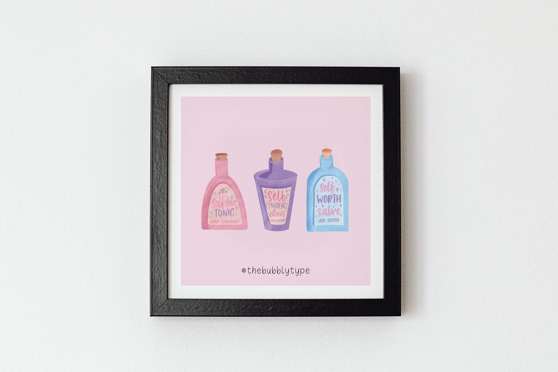 Self Care Potions - Art Print