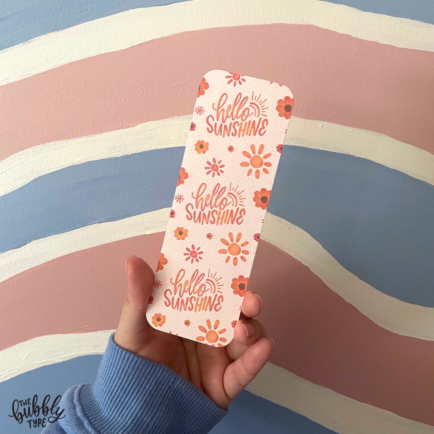 Hello Sunshine Pattern - Paper Bookmark