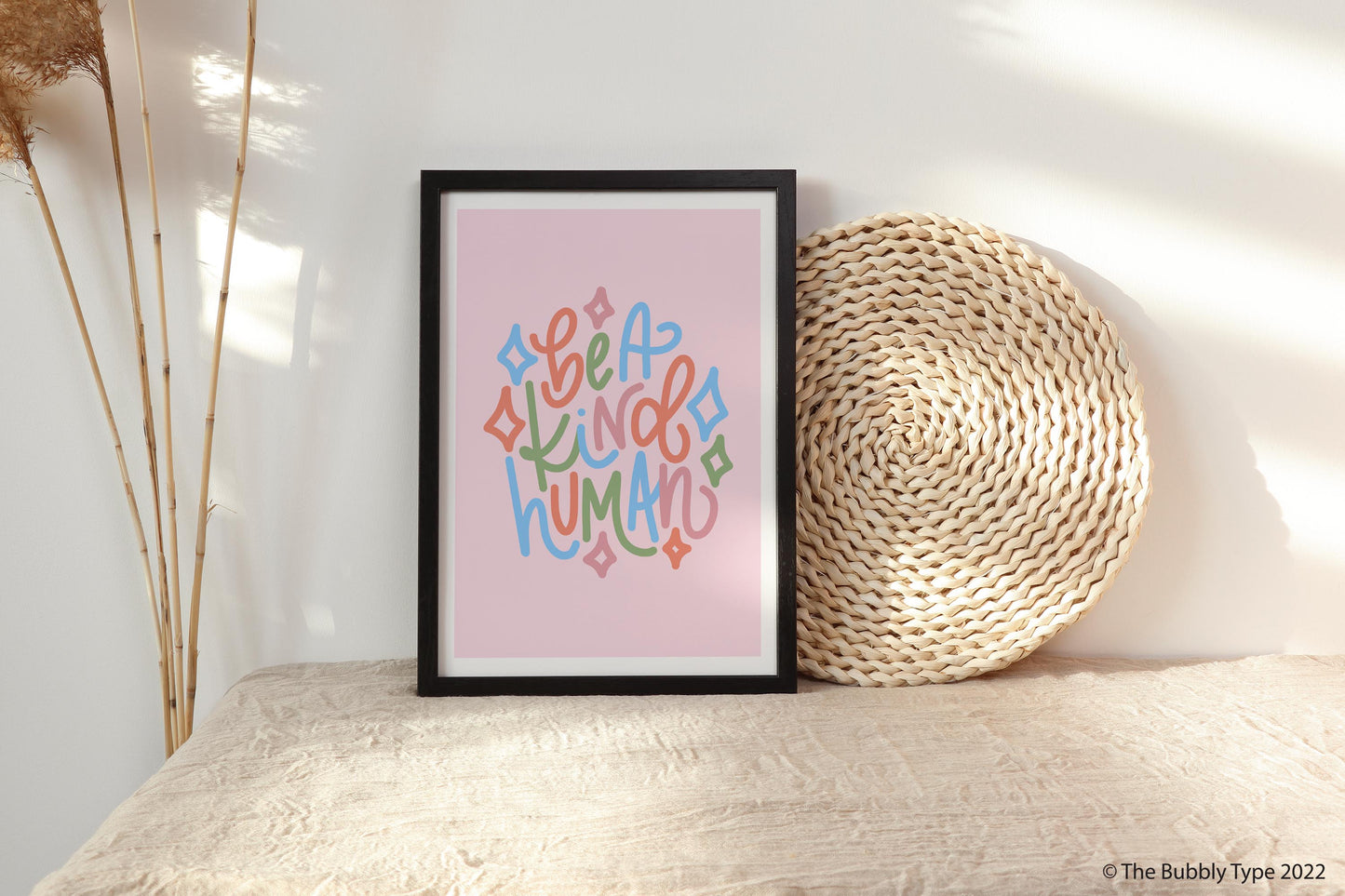 Be a Kind Human - Art Print