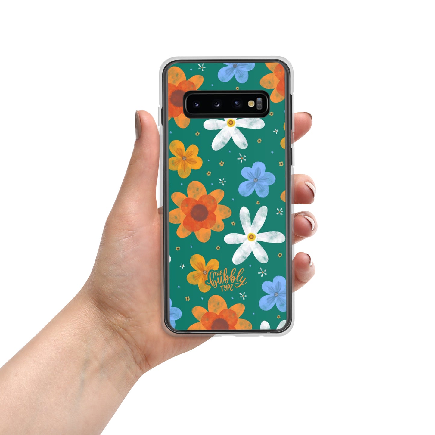 Groovy Flowers (Green) Samsung Case