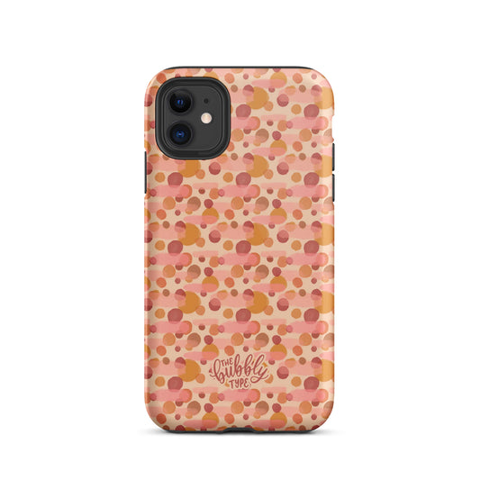 Boho Bubbles Tough iPhone case