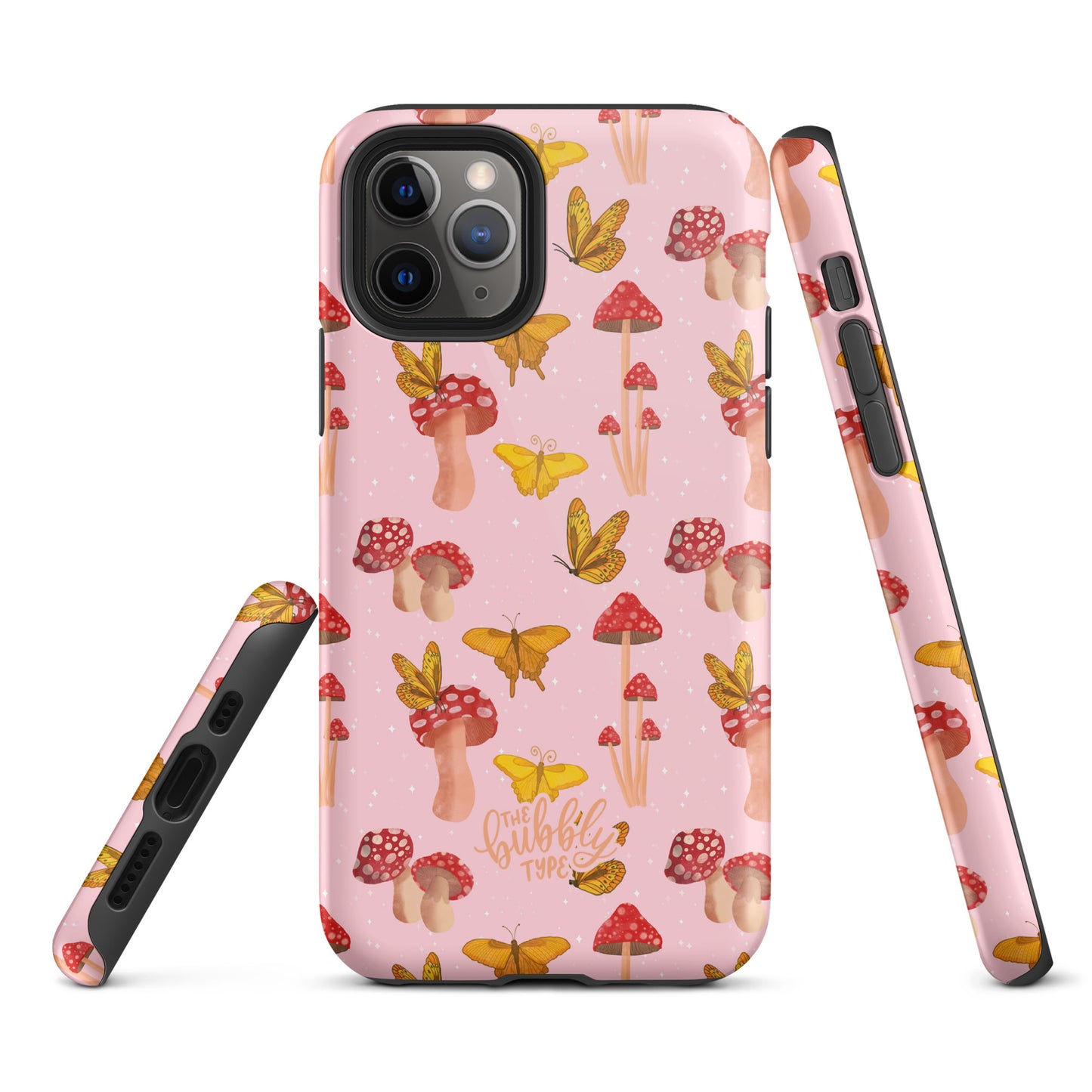 Butterflies & Mushrooms - Tough iPhone case