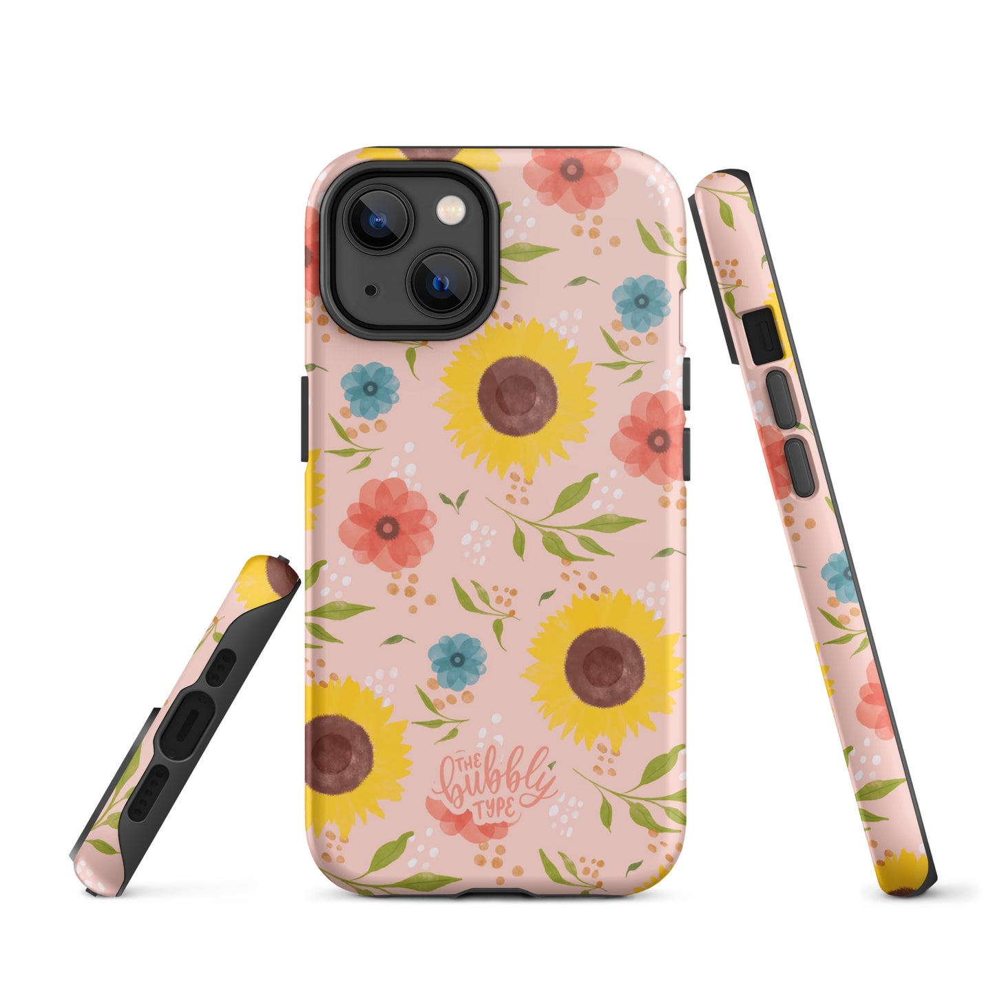 Sunflowers (Pink) Tough iPhone case