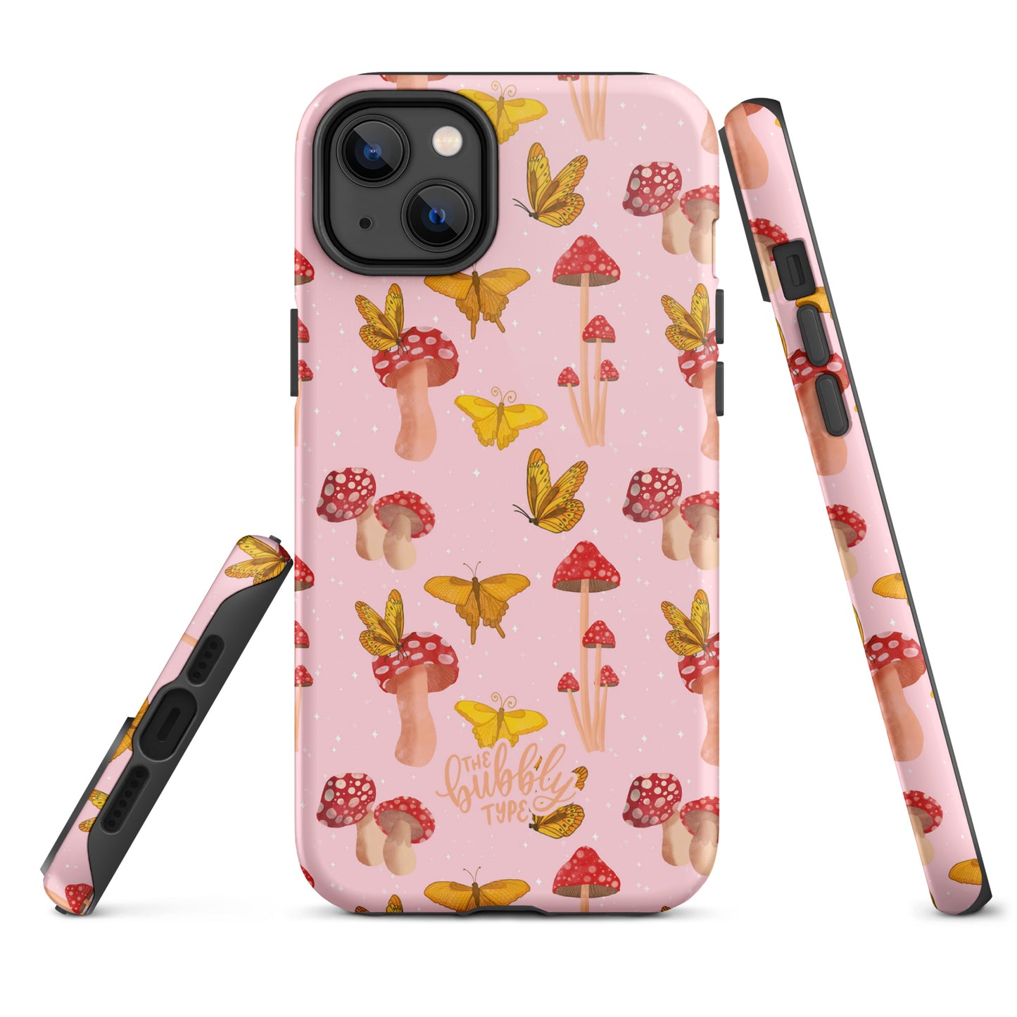 Butterflies & Mushrooms - Tough iPhone case