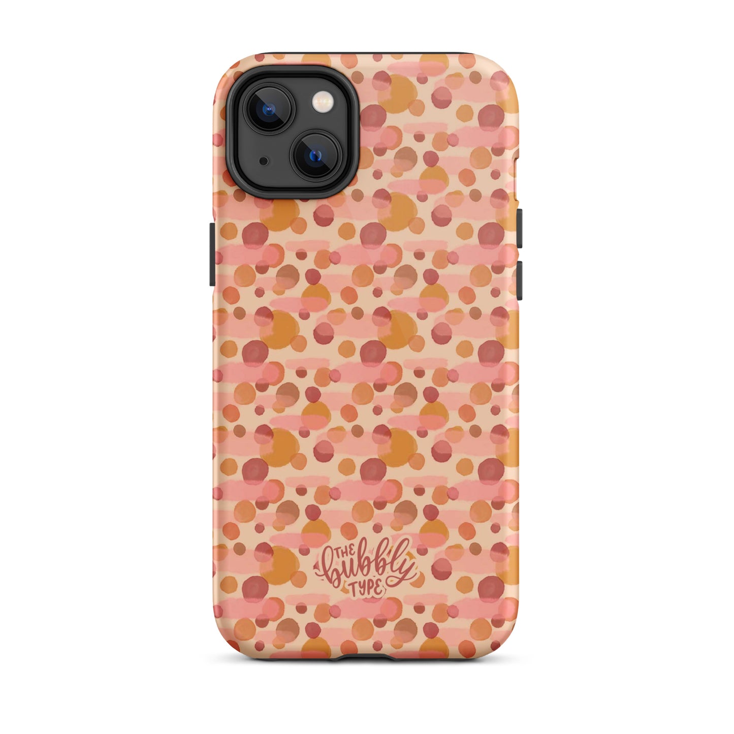 Boho Bubbles Tough iPhone case