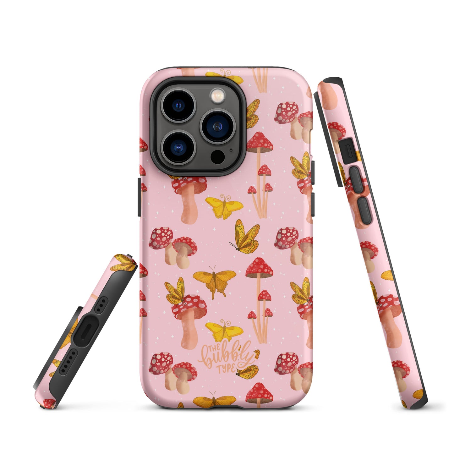 Butterflies & Mushrooms - Tough iPhone case