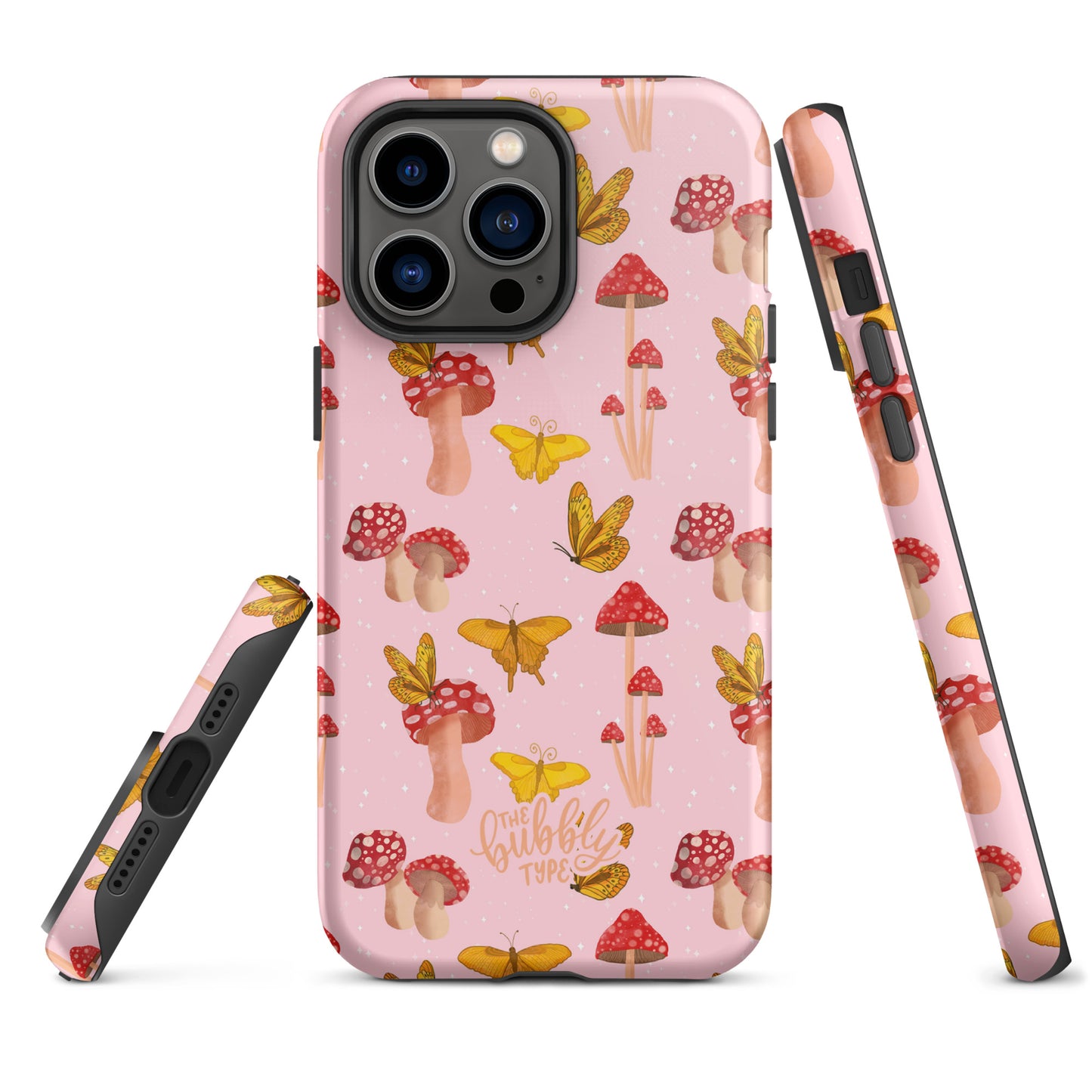 Butterflies & Mushrooms - Tough iPhone case