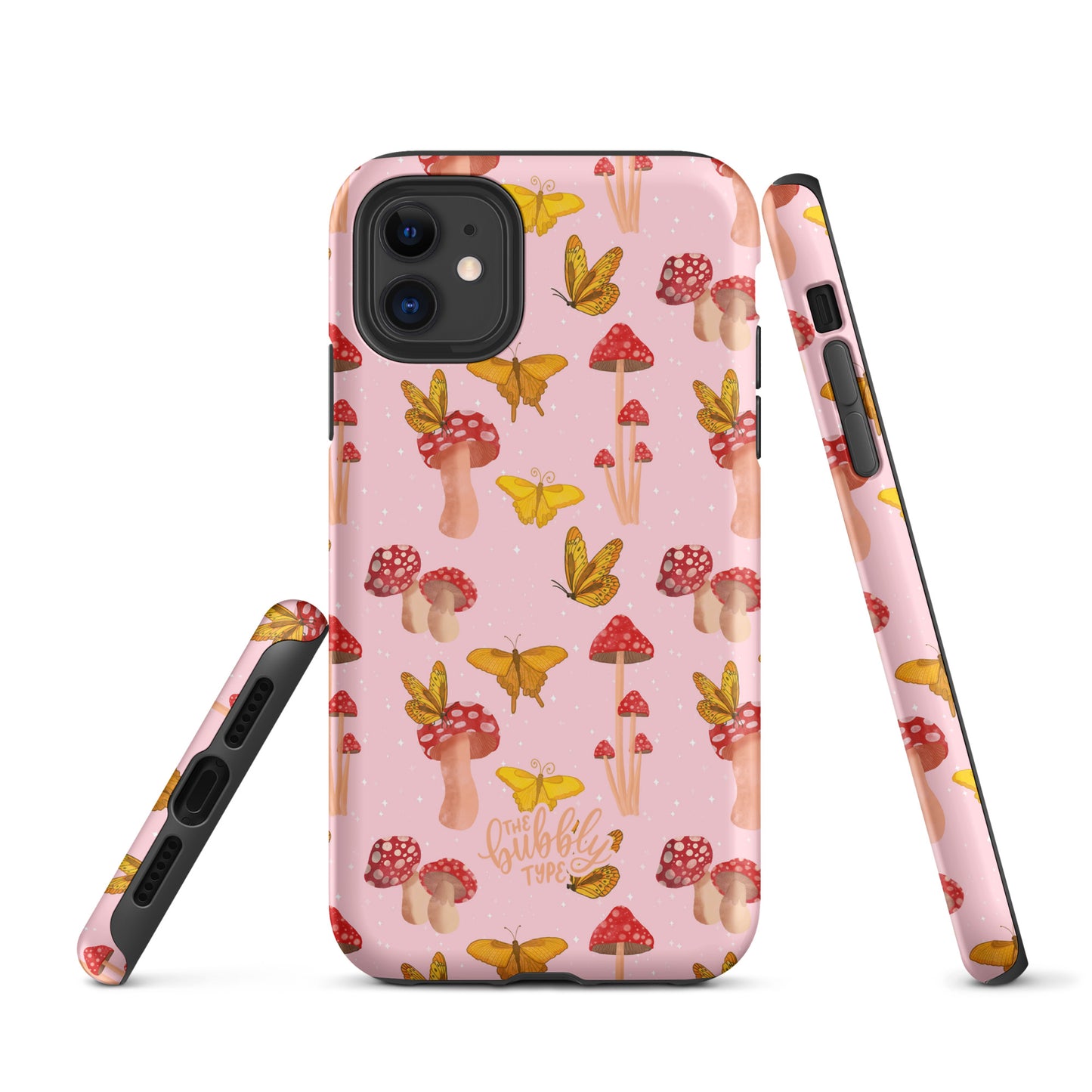 Butterflies & Mushrooms - Tough iPhone case