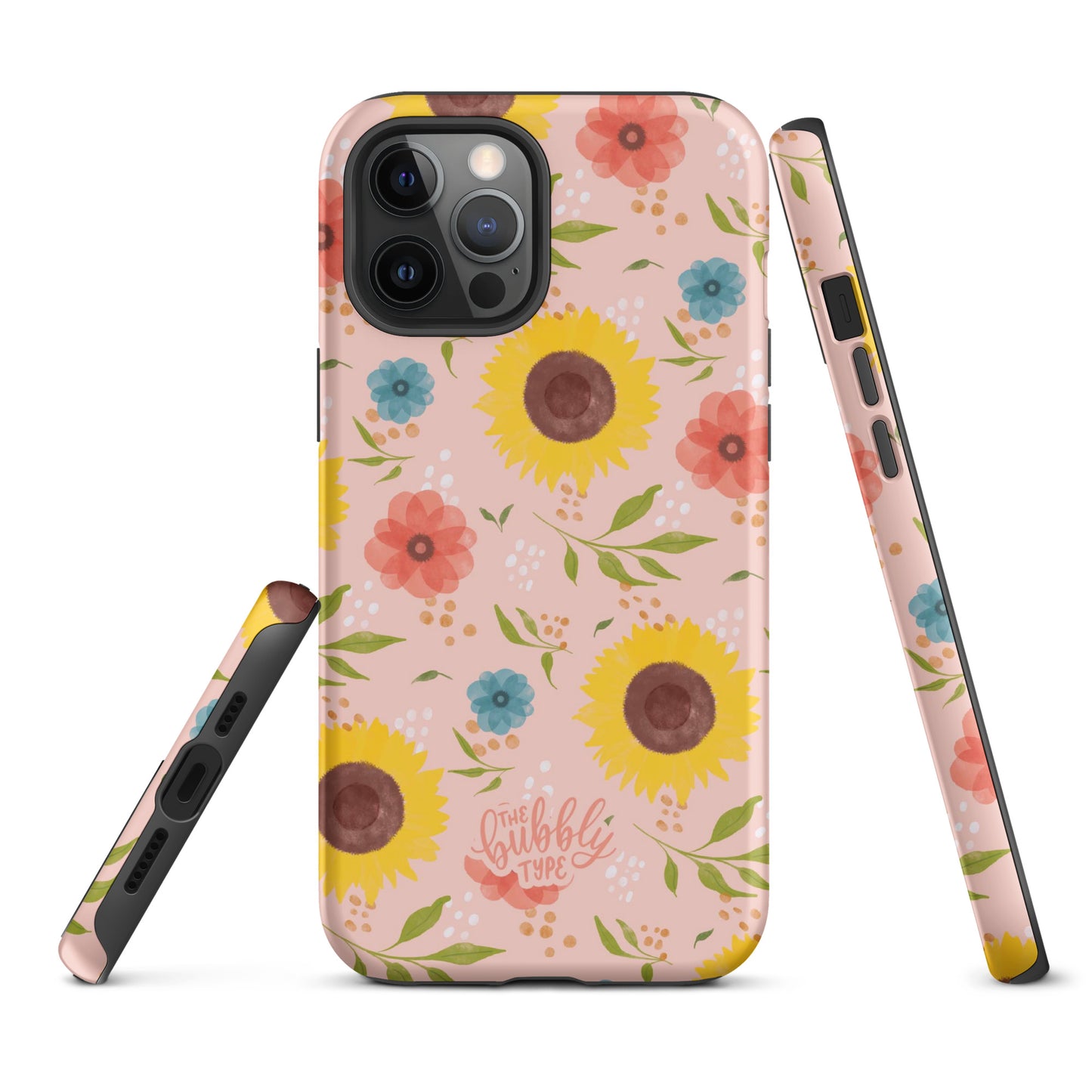 Sunflowers (Pink) Tough iPhone case