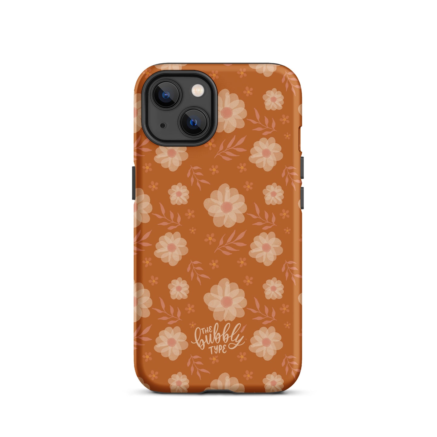 Ochre Florals Tough iPhone case