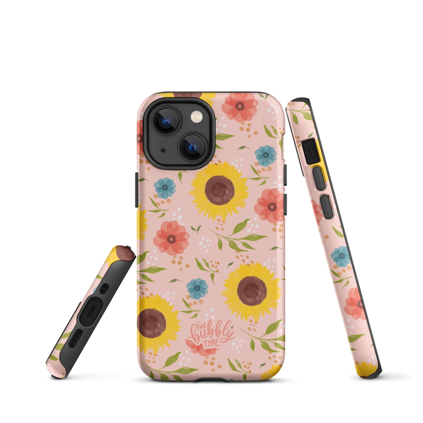 Sunflowers (Pink) Tough iPhone case