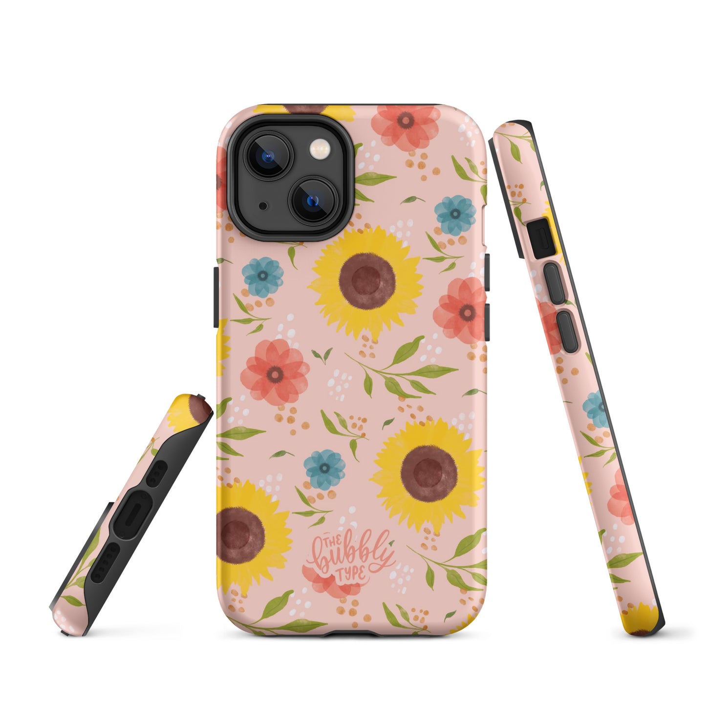 Sunflowers (Pink) Tough iPhone case