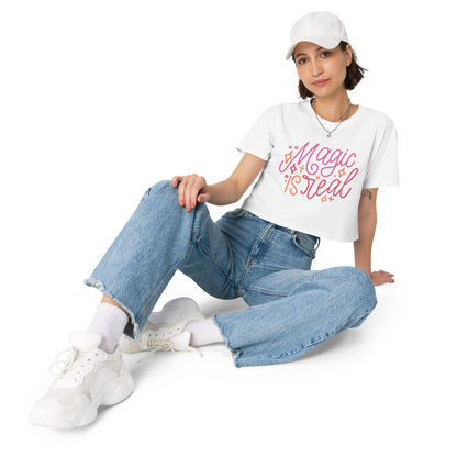 Magic is Real Women’s Cropped Tee