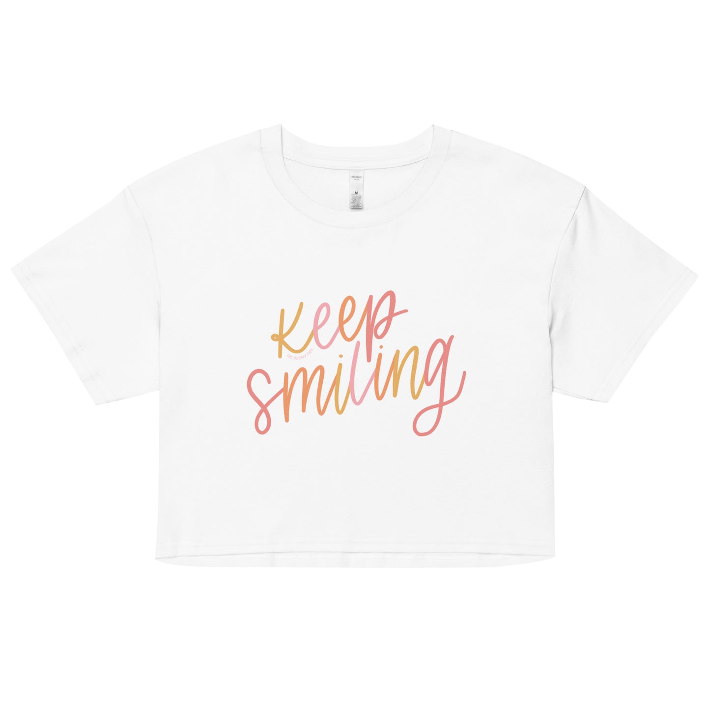 Keep Smiling Women’s Cropped Top